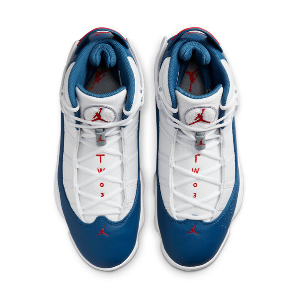 Кроссовки 6 колец Air Jordan, белый — фото 4