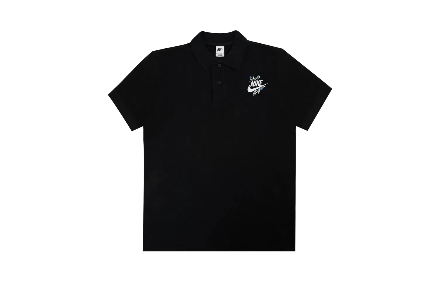 Поло Nike Unisex Moderate Straight Fit Blue-Plum Blossom — фото 4