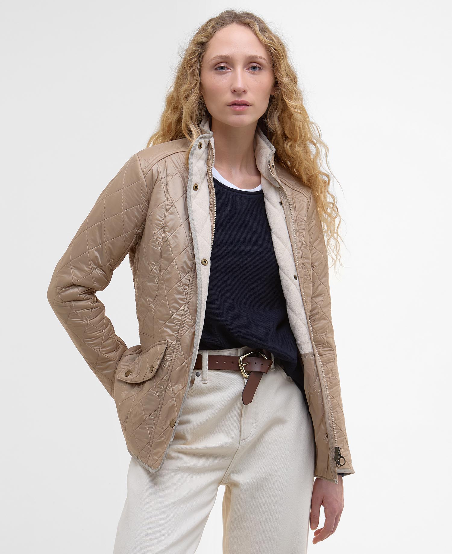 

Куртка Barbour Cavalry Polarquilt, Light Fawn