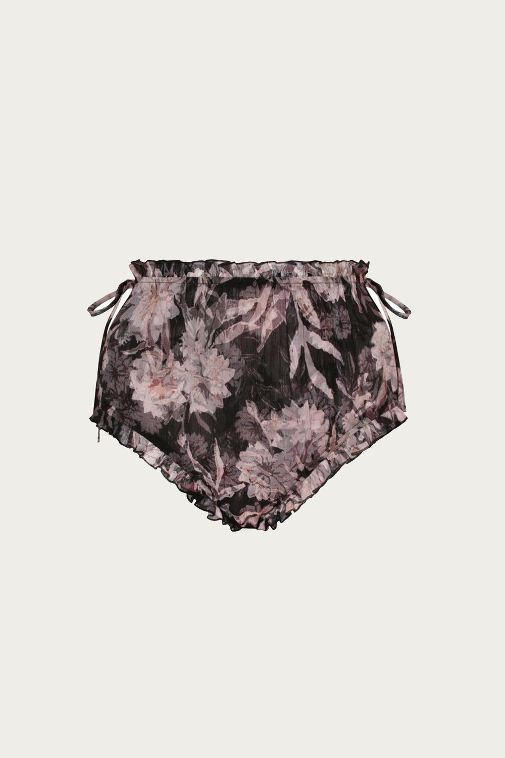 

Трусики Magnolia с цветочным принтом Midnight Faded Floral ADETE