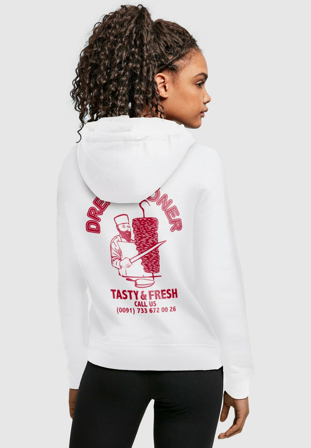 

Толстовка DREAM KEBAB HOODY Mister Tee, белый