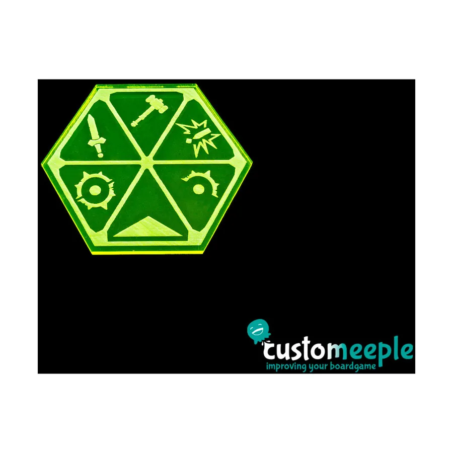 

Шаблон дисперсии, Game Accessories - Warhammer Underworlds (Customeeple)