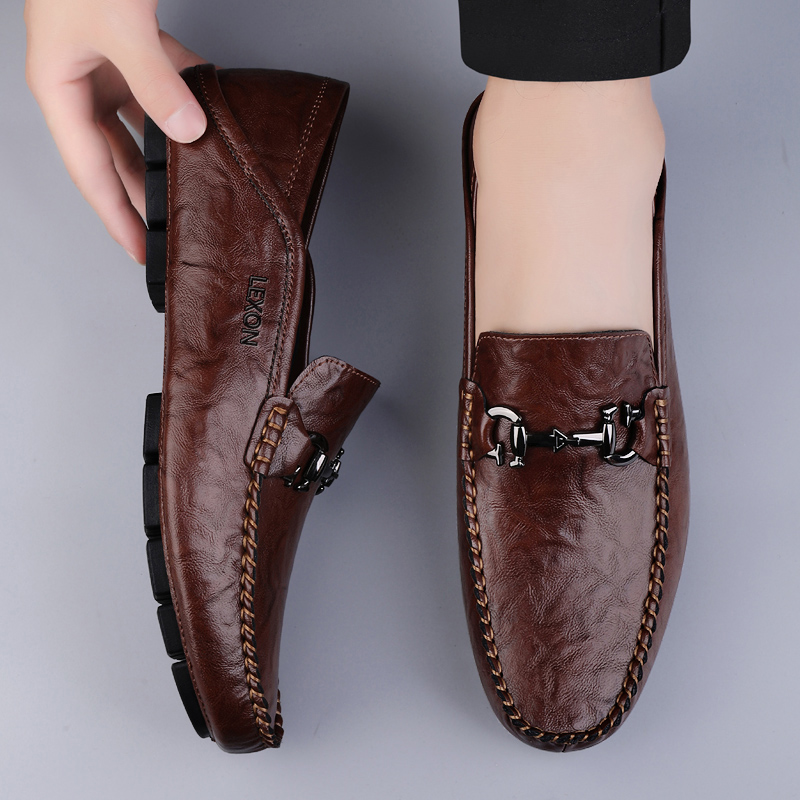 LEXON Мужские повседневные туфли Men's Low top Brown, коричневый, цвет Brown — фото 4
