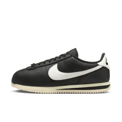 

Кроссовки Nike Cortez 23 Premium Leather Shoes, цвет Black/Alabaster/Sail