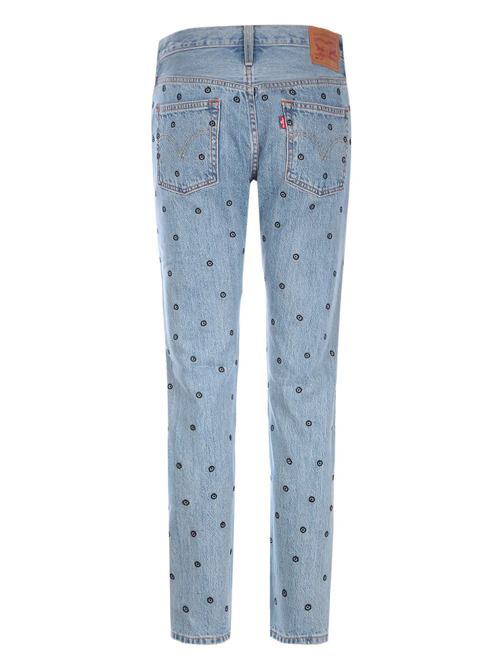 Джинсы Corso Como с вышивкой из коллаборации с 10 шт Levi's, синий — фото 2
