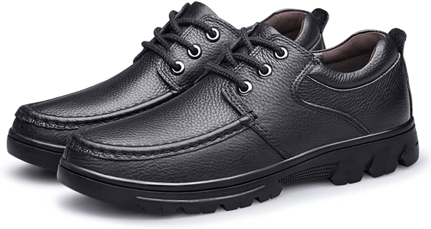 

Мужские оксфорды на шнуровке, большие формальные классические современные деловые кожаные туфли Cerythrina, черный