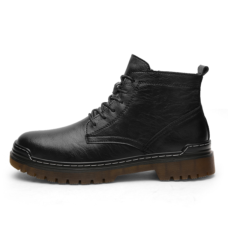 

Короткие мужские ботинки Martin 3 см XIMO BULL, Black
