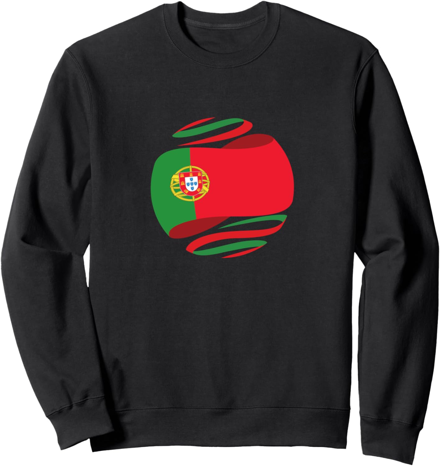 

Толстовка с флагом Португалии Portugal, черный