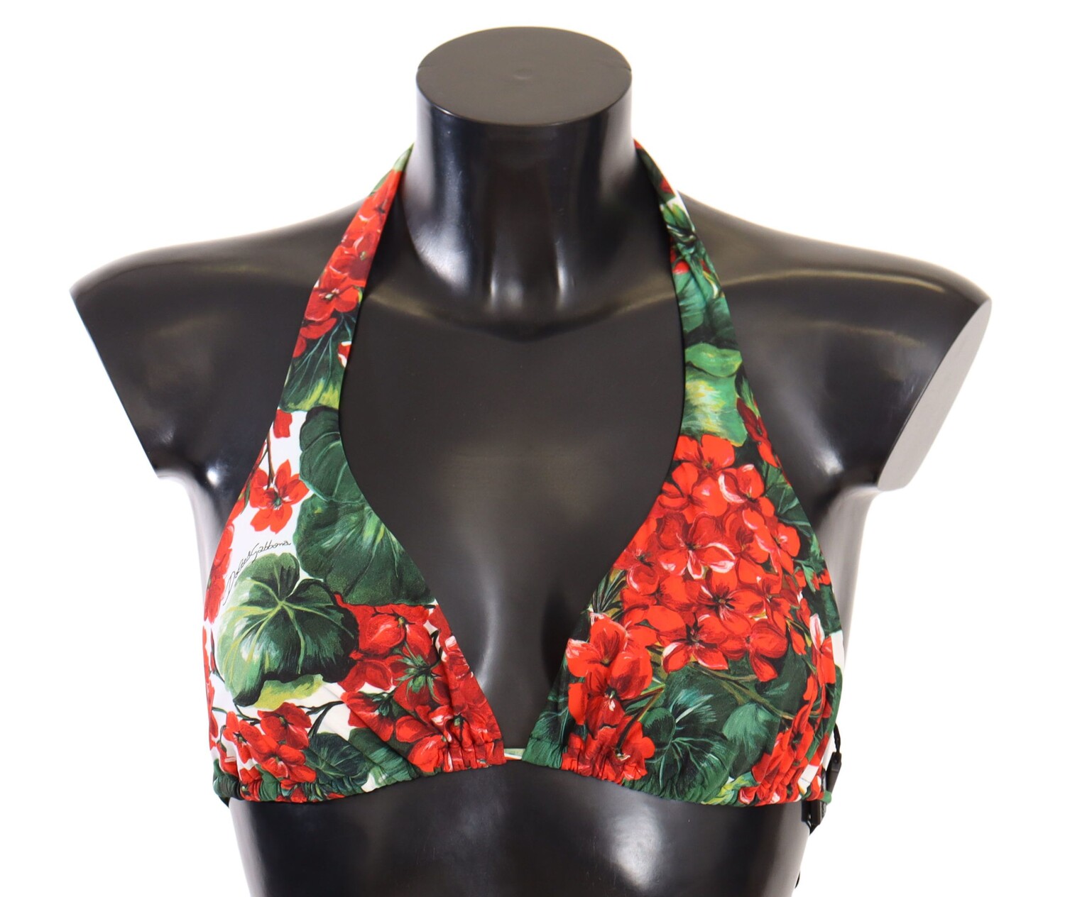 

Красный топ бикини с цветочным принтом Dolce & Gabbana