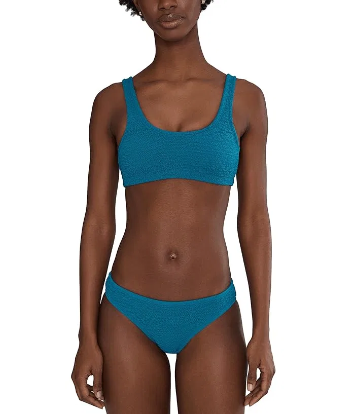 Бикини Nike Shoreline Pucker Hipster, Green Abyss — фото 2