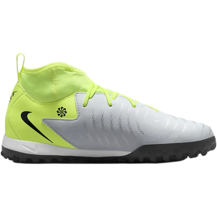 Амортизирующие износостойкие высокие детские футбольные бутсы White Green Nike — фото 2