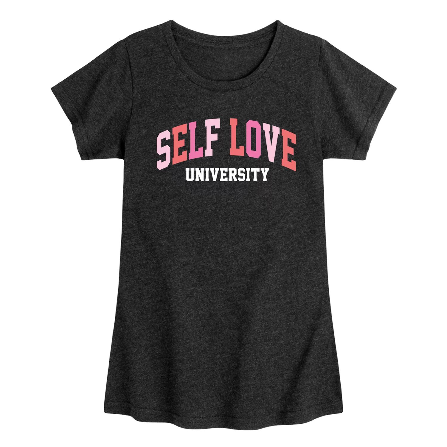 

Футболка с рисунком Self Love University для девочек 7–16 лет Licensed Character