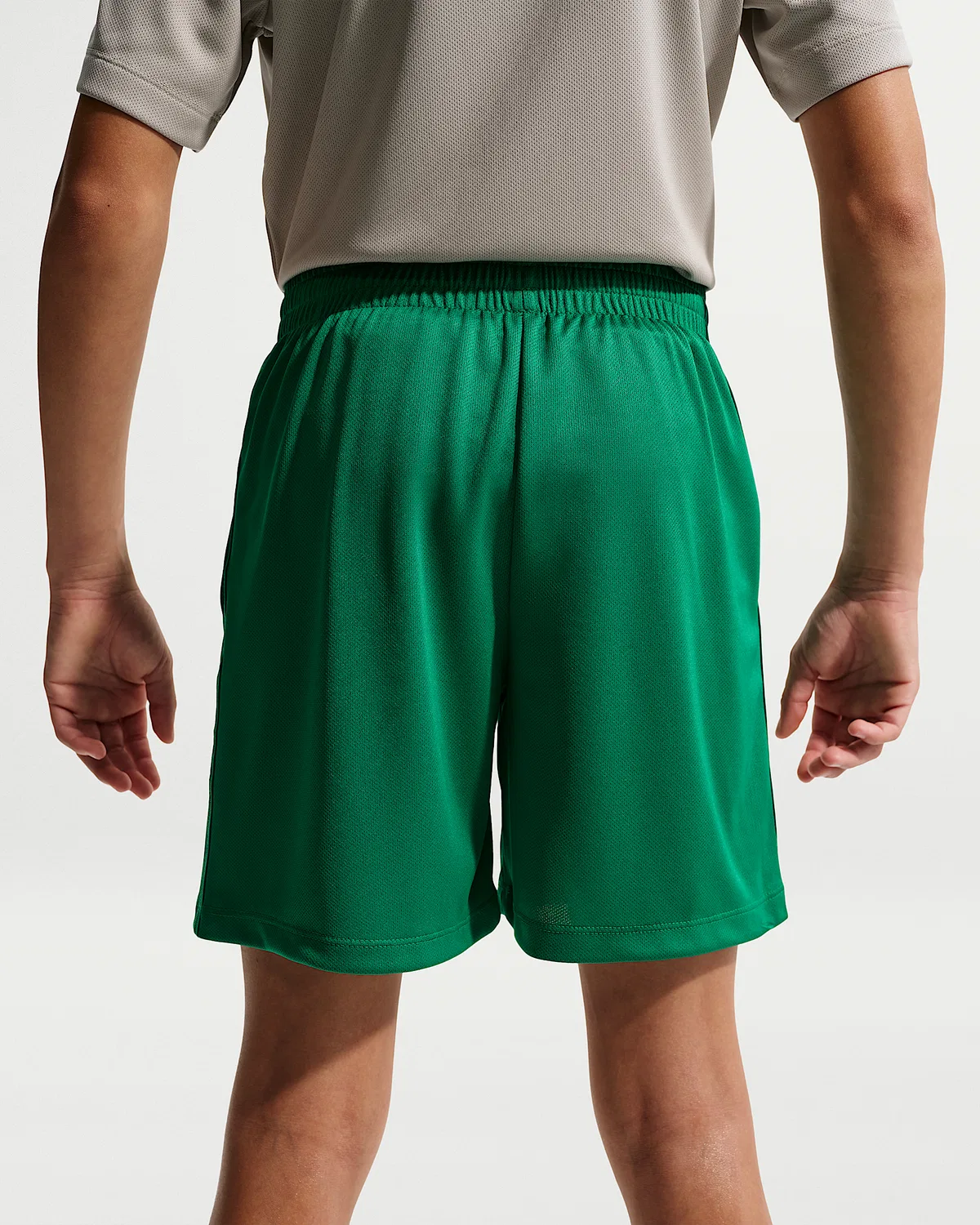 Детские (мальчиковые) тренировочные шорты Nike Dri-FIT Multi, Malachite/White — фото 3