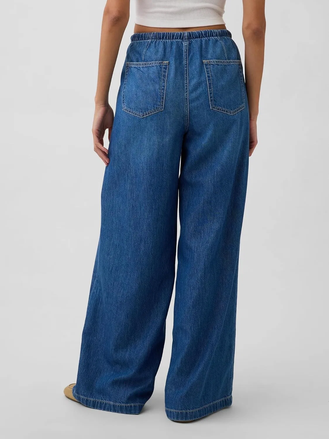 Джинсы деним GAP, Medium Indigo 15 — фото 4