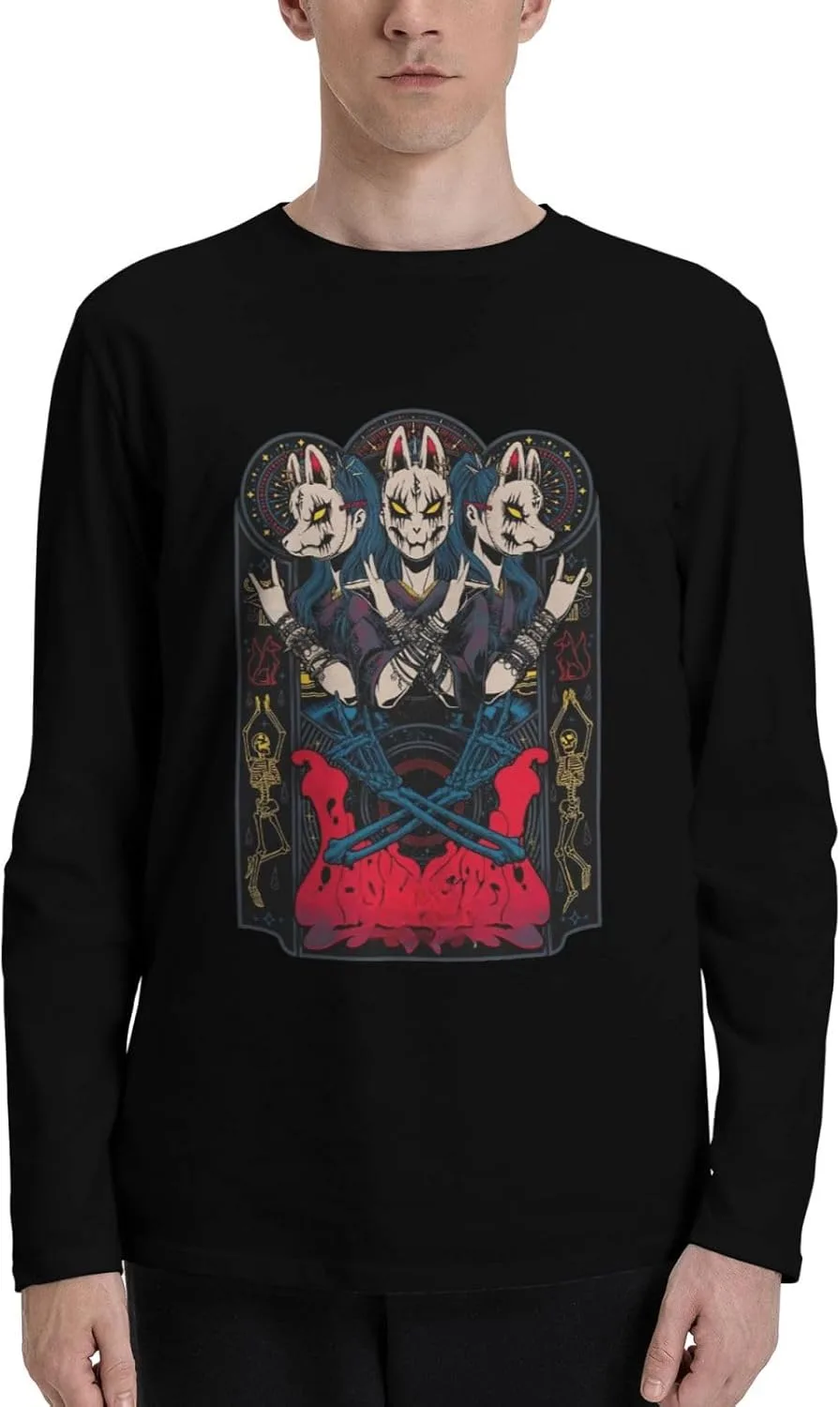 

Мужская футболка Classic Long Sleeve спортивная для тренировок черная Mnnok Fashion