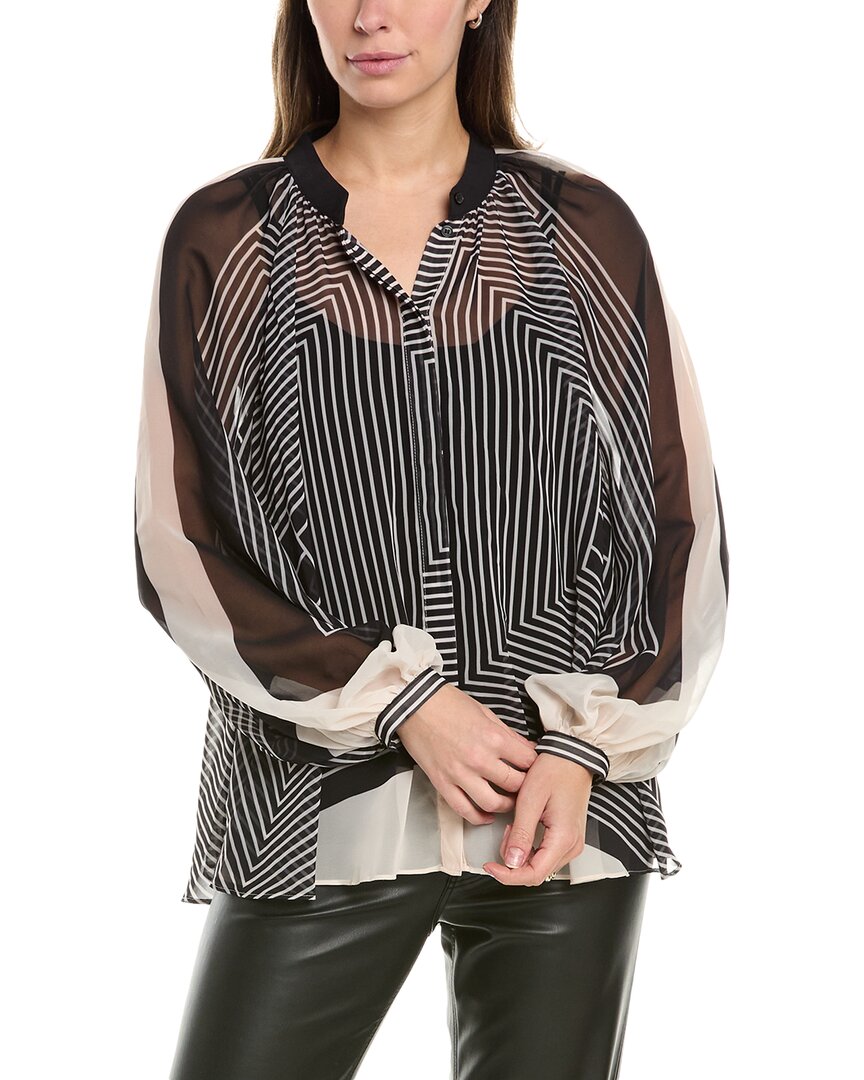 

Блузка Charli в полоску от Reiss, черный