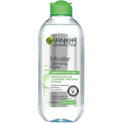 

Skin Naturals Мицеллярная очищающая вода для комбинированной и чувствительной кожи, 400 мл, Garnier