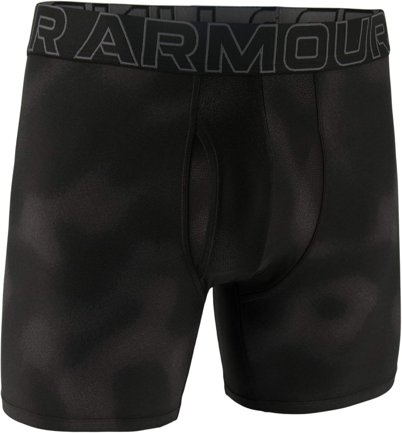 

Under Armour мужские боксеры Tech 6-дюймовые, 1 шт, Black Hazey Print