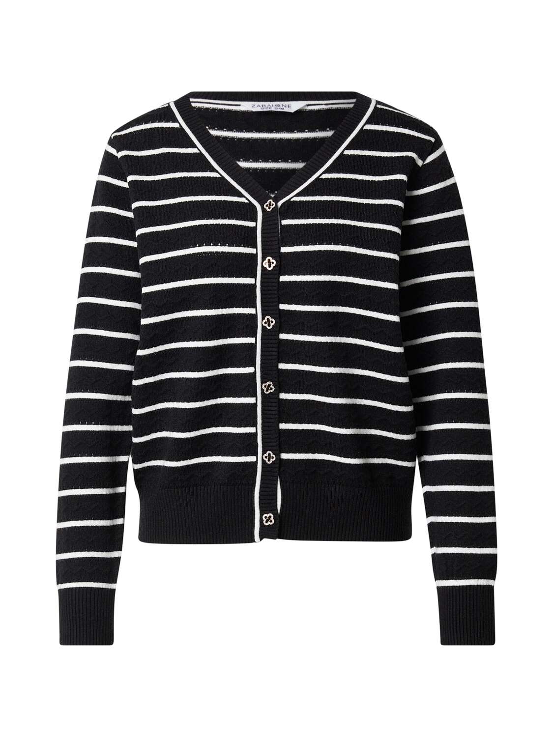 

ZABAIONE Кардиган 'Joelina' вязаный, черный