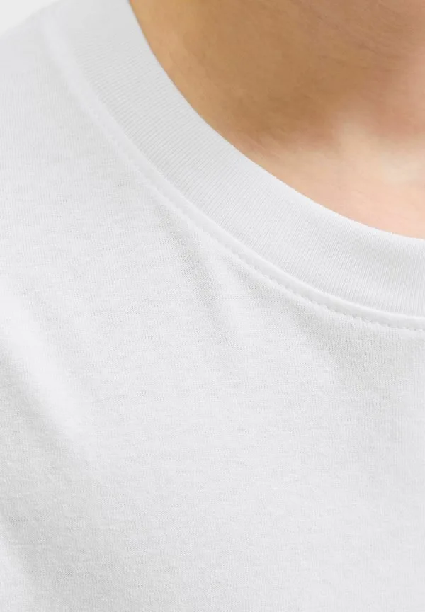 Футболка, футболка для подростков, футболка с принтом Jack & Jones Junior, Bright White — фото 4