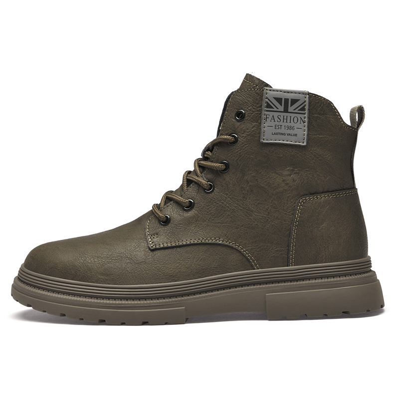 

PAIBLOKS Короткие мартинсы мужские хаки, цвет Khaki
