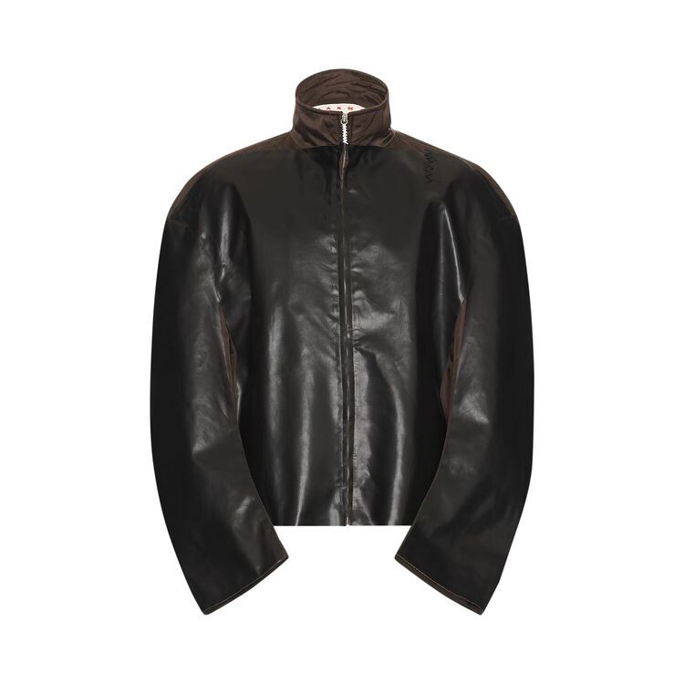

Куртка Marni Nylon Twill Bonded Jacket Mocha/Black, коричневый