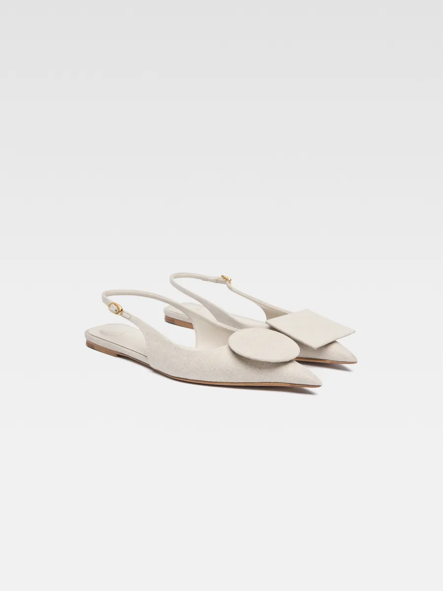 

Ботинки Les Slingbacks Duelo Jacquemus, светло-серый