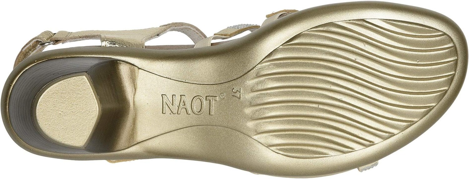 Босоножки Innovate Naot, цвет Radiant Gold Leather/Gold/Silver Stones — фото 3