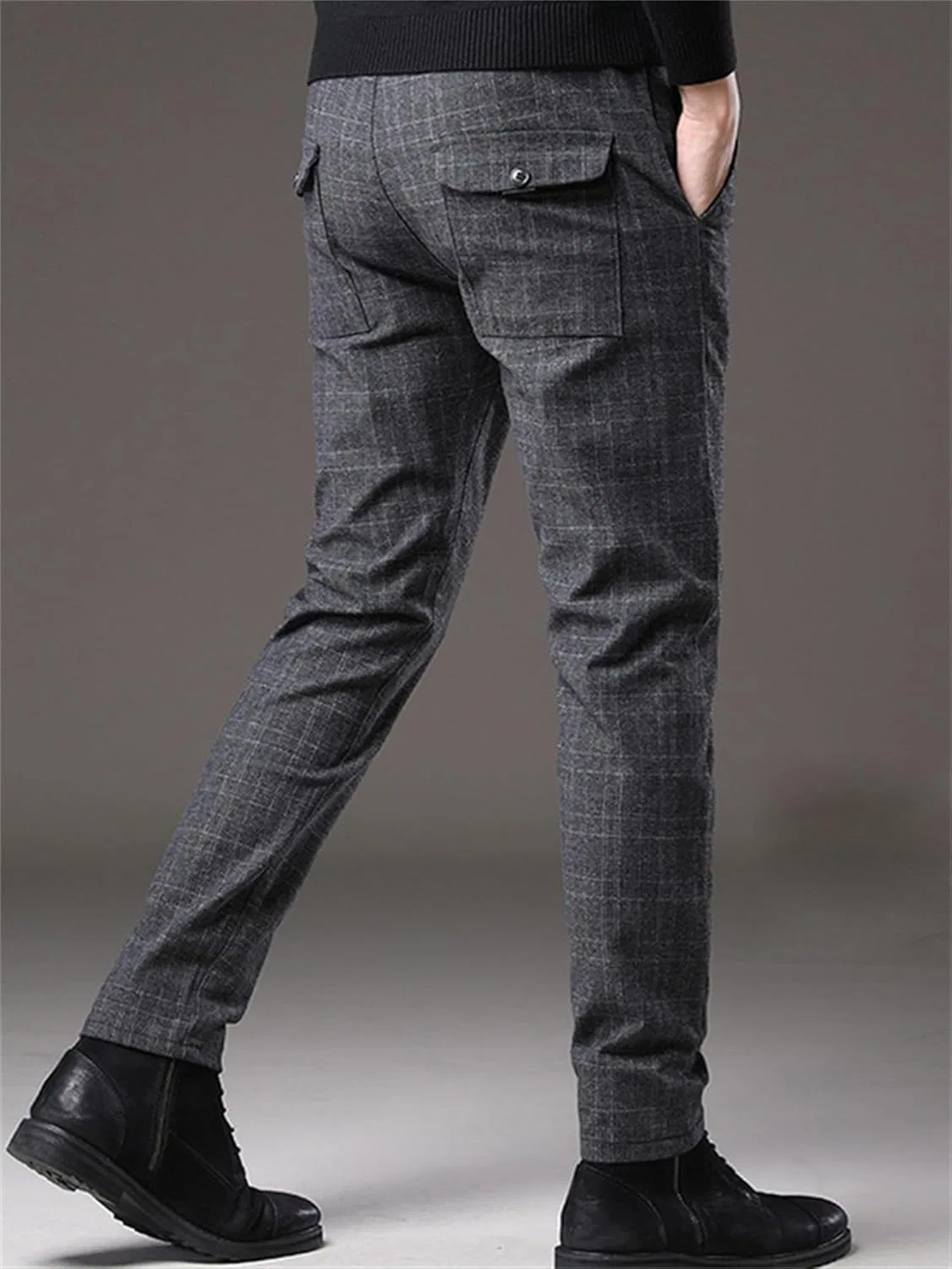 Джинсы Slim Fit, Серый — фото 4