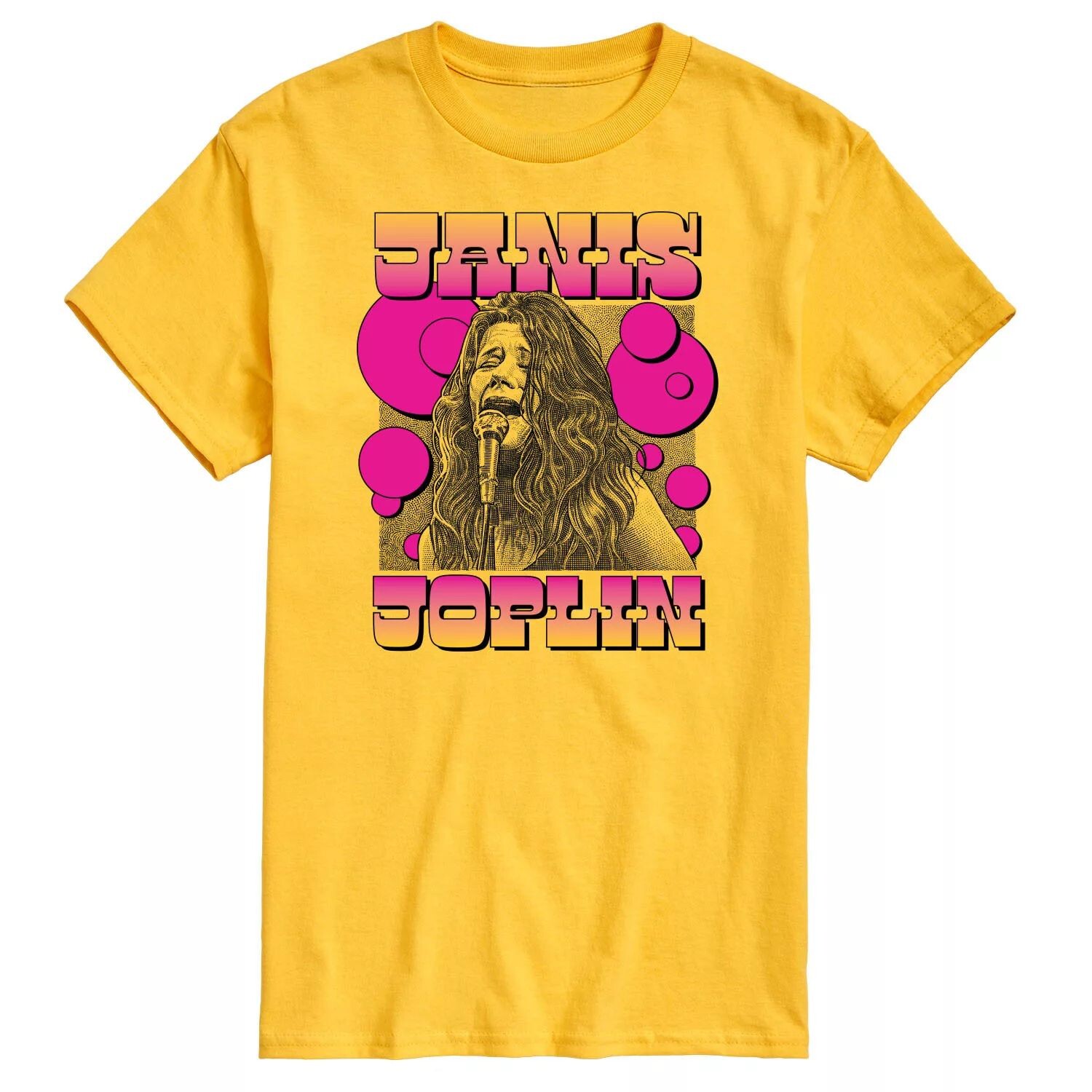 

Мужская футболка с рисунком Janis Joplin Licensed Character