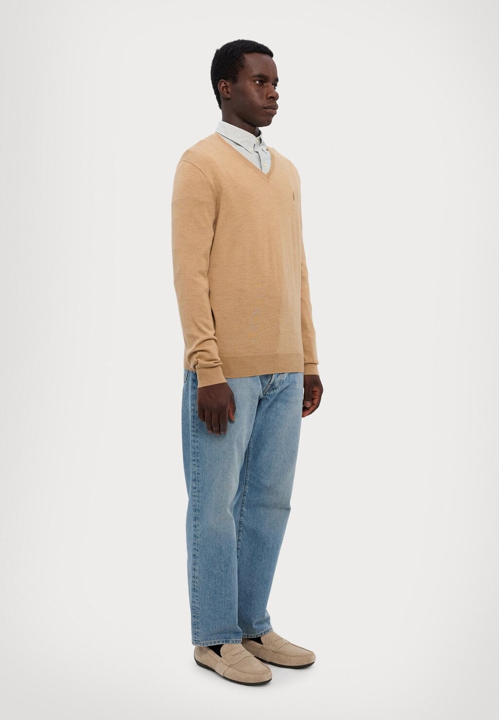 

Вязаный свитер LONG SLEEVE PULLOVER Ralph Lauren, коричневый