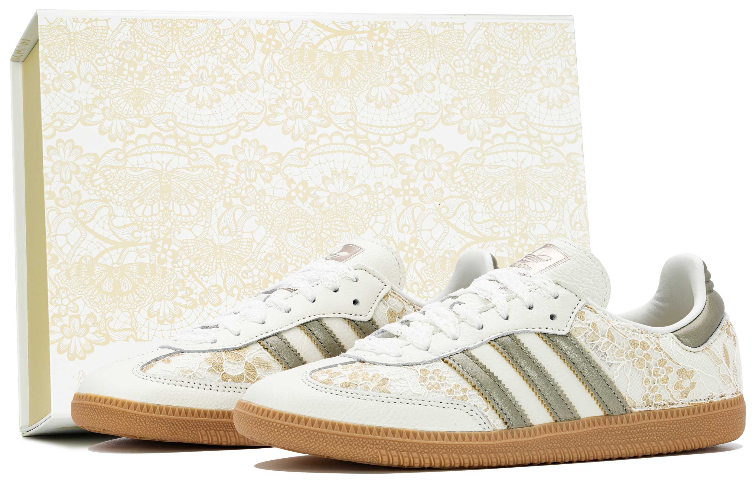 

Кроссовки adidas originals SAMBA OG Skateboarding Shoes Unisex Low-top White/Grey Gold, цвет Off White