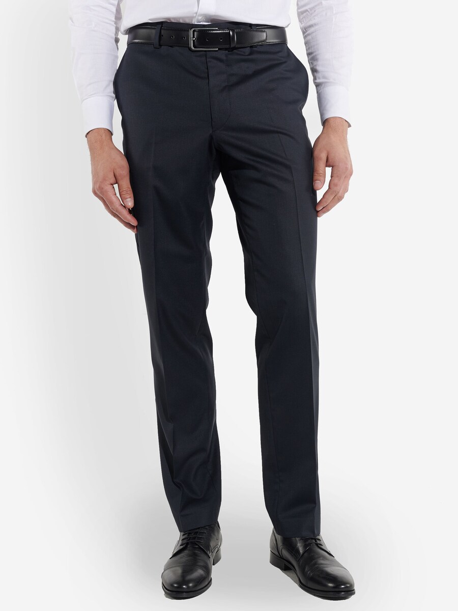 

Узкие брюки со складками Steffen Klein, темно-синий