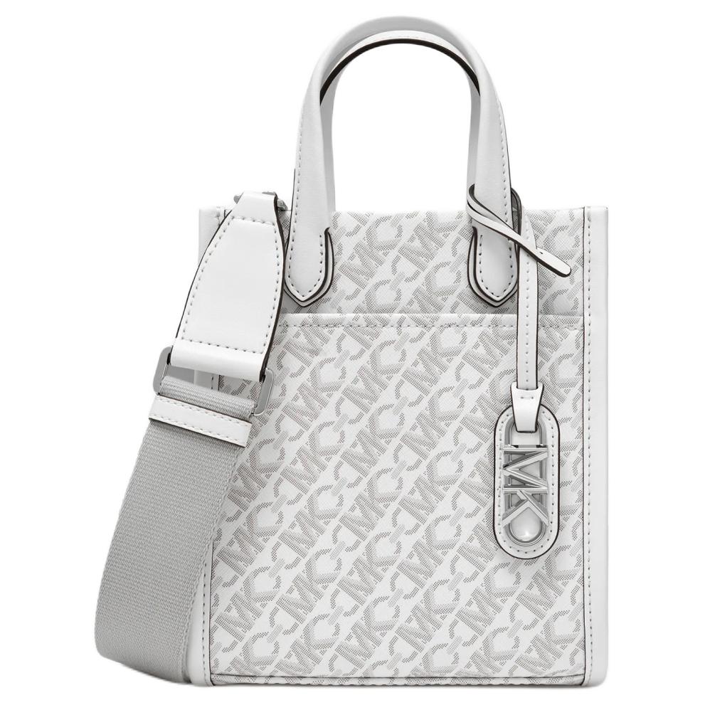 

MICHAEL KORS Сумка Gigi из искусственной кожи, сумка через плечо, очень маленькая женская белая