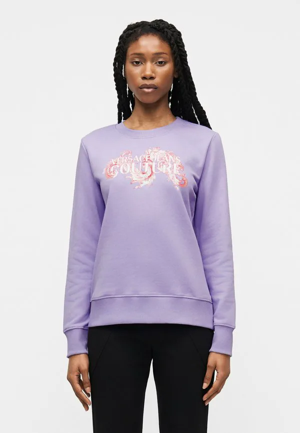 

Толстовка с логотипом в виде волны Versace Jeans Couture, Lilac, Фиолетовый, Толстовка с логотипом в виде волны Versace Jeans Couture, Lilac