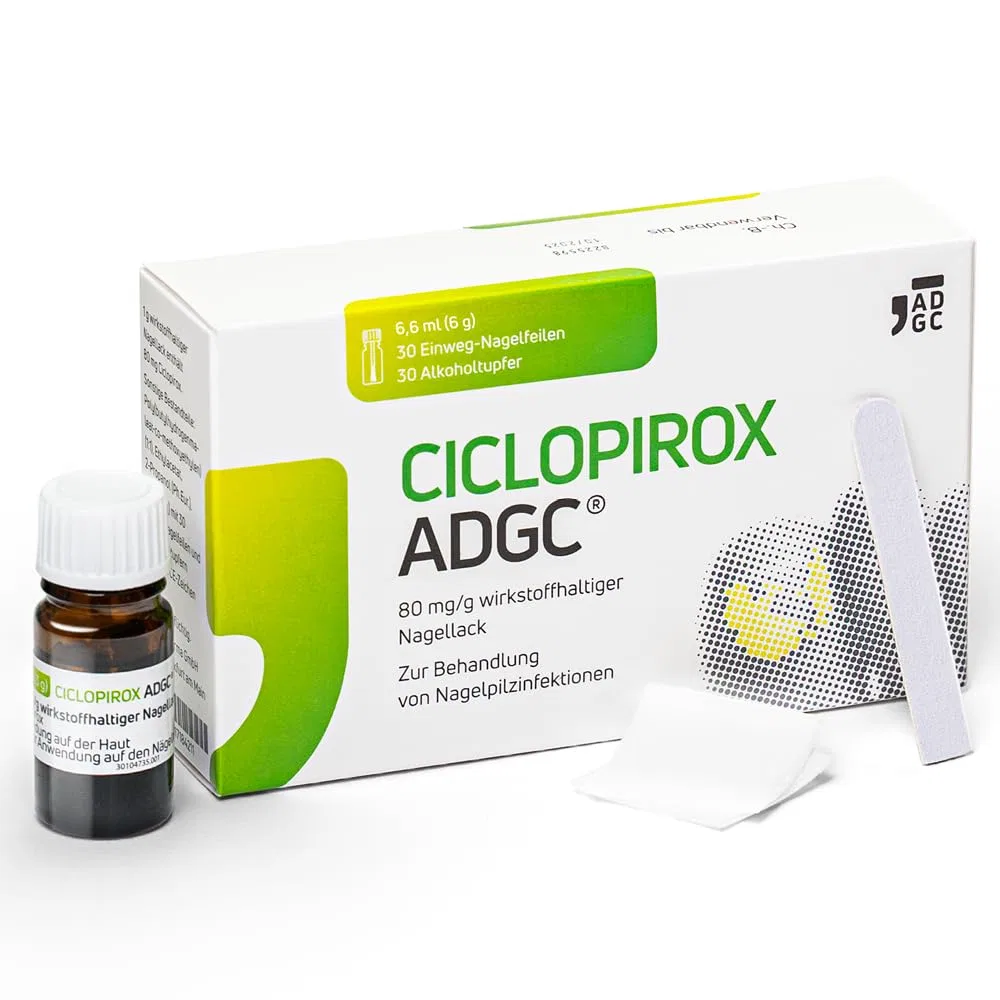 Лак для ногтей CICLOPIROX ADGC 80 мг/г от грибка Adgc