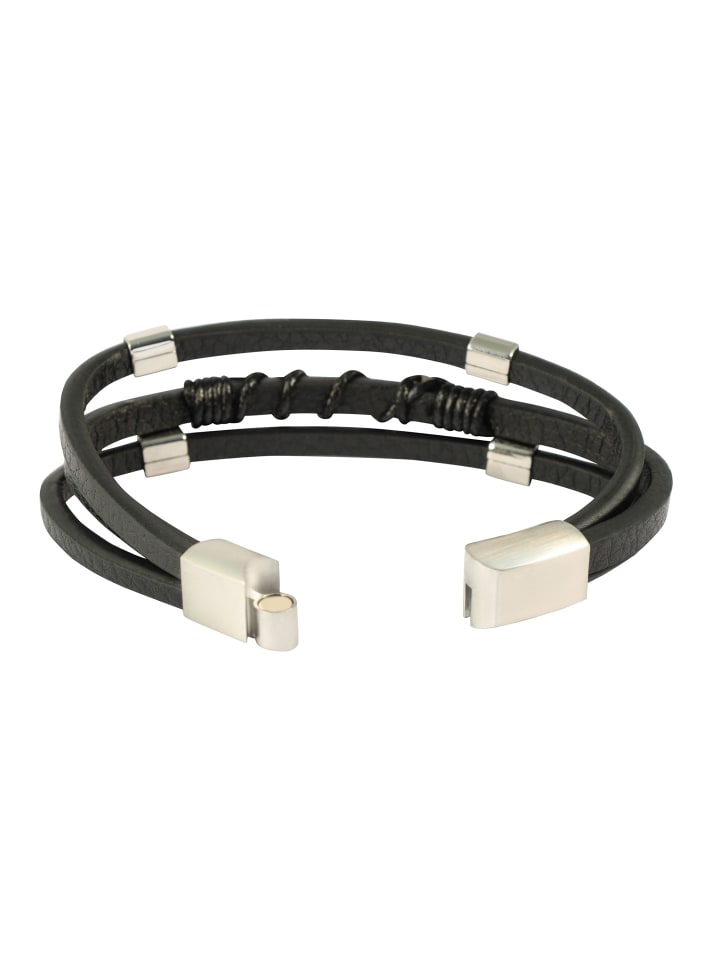 

Adeliás Мужской кулон - кожаный кулон с гравировкой, черный