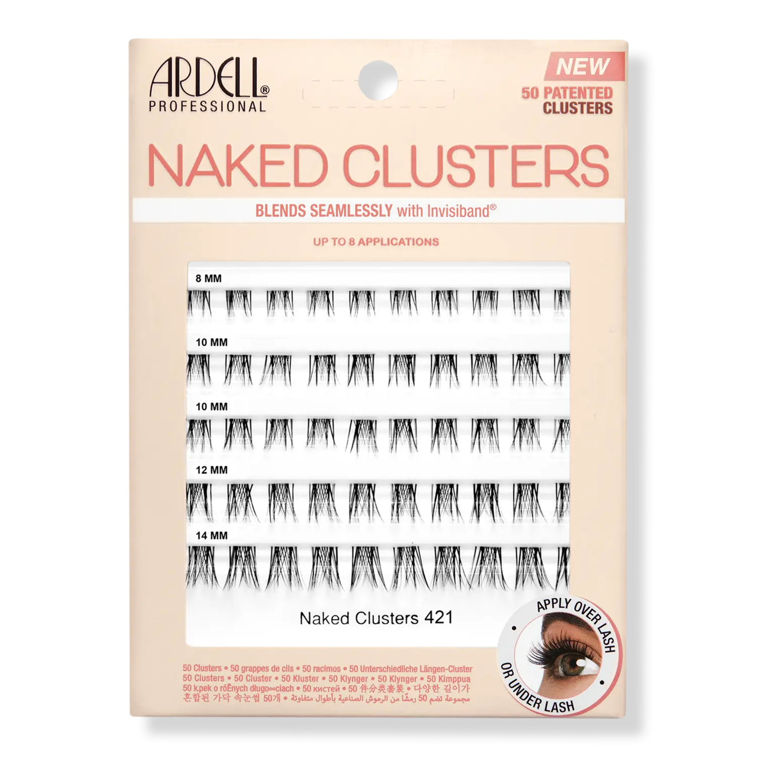 

Накладные ресницы Naked Lash Clusters, для наложения поверх или под ресницы. Ardell, 421