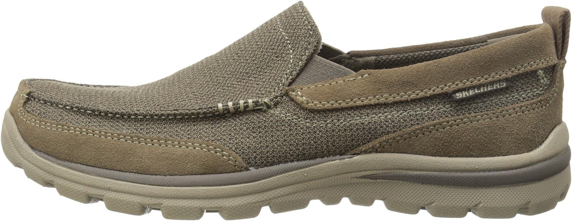 Лоферы SKECHERS Relaxed Fit Superior - Milford, Light Brown — фото 4