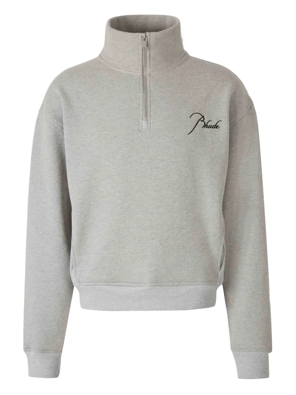 

Свитшот на молнии до половины Rhude, серый