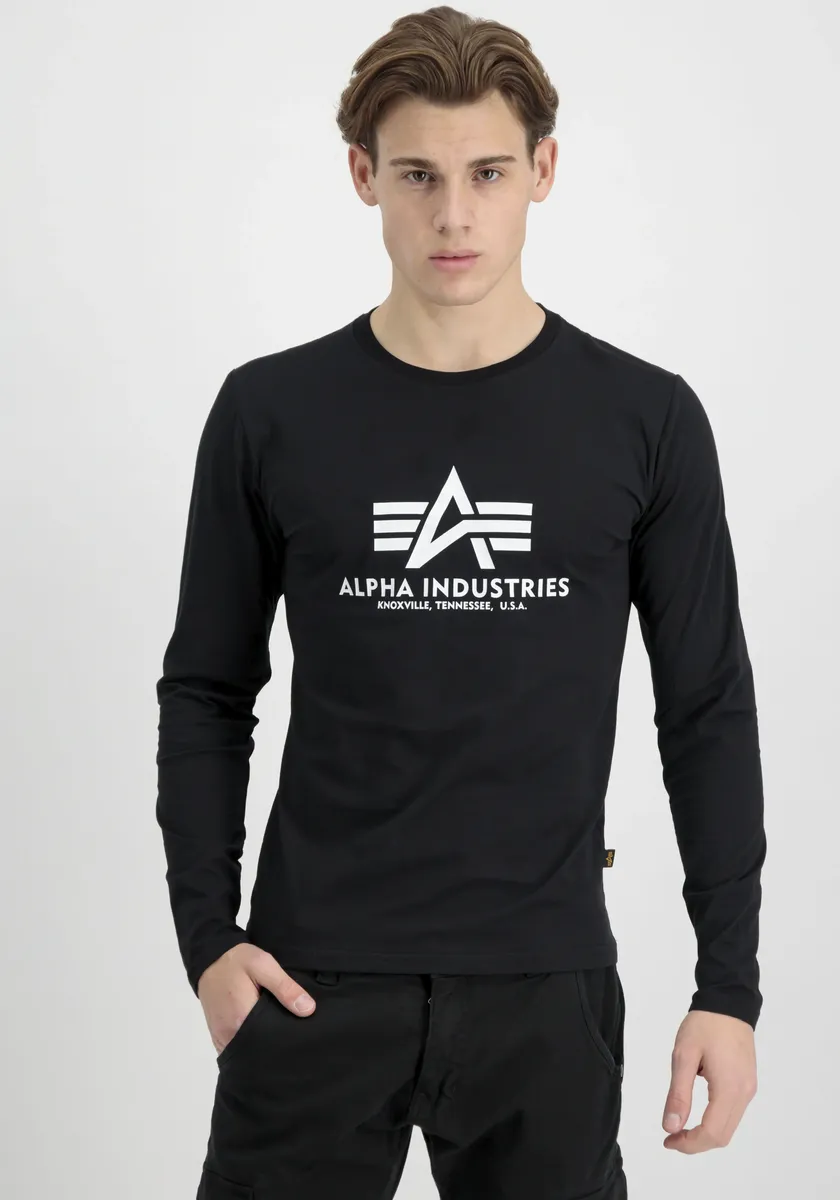 

Рубашка с длинными рукавами Alpha Industries "BASIC T - LS", черный