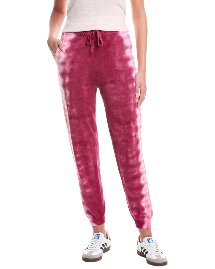

Спортивные брюки WISPR Burn Out Tie Dye из смесового шелка, фиолетовый