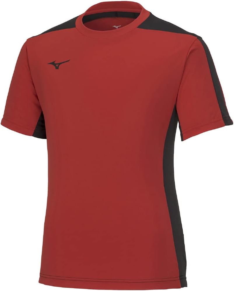 

Детская футбольная форма Mizuno P2MAA046, футболка с коротким рукавом из материала Solar Cut, с коротким рукавом, красный