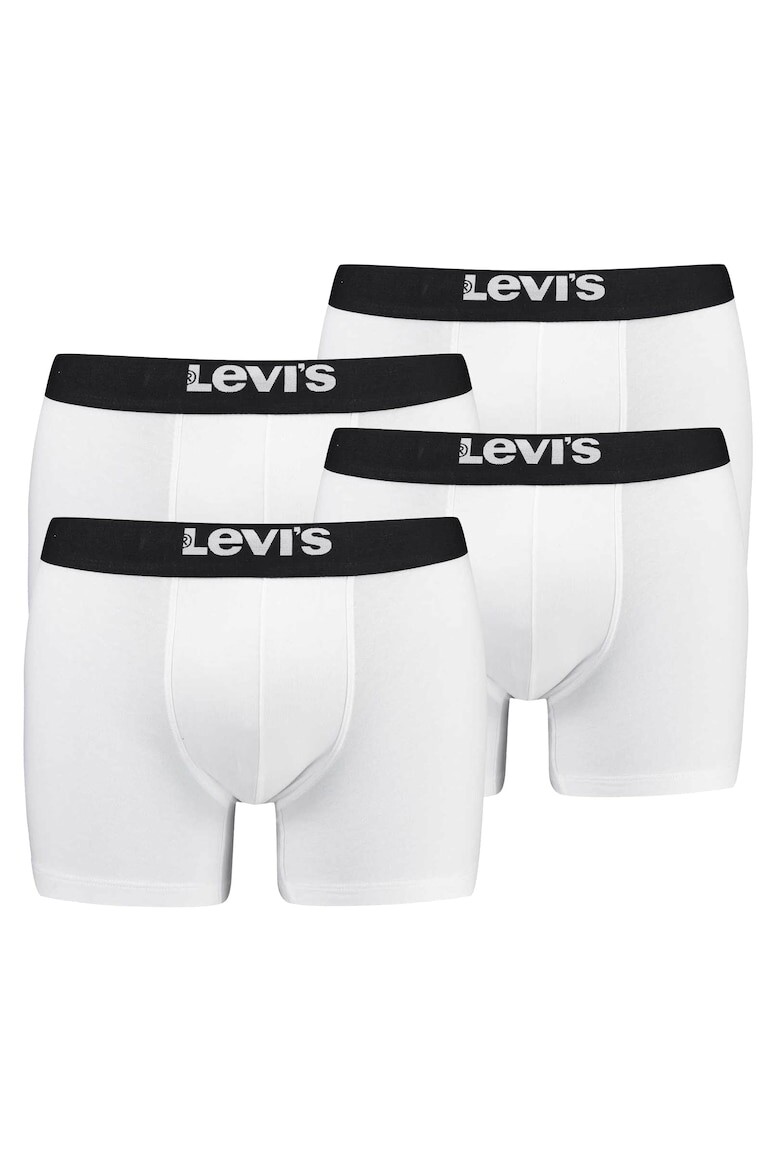 

Боксеры с логотипом на поясе - 2 пары Levi'S, белый