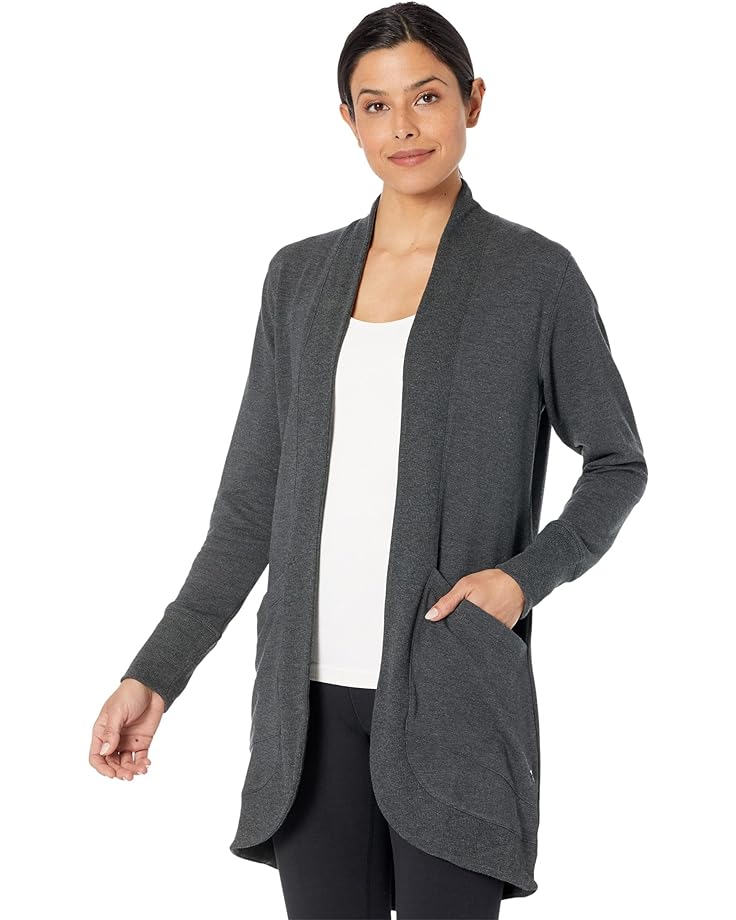 

Свитер L.L.Bean SoftFlex Long Open Cardigan, цвет Midnight Black Heather