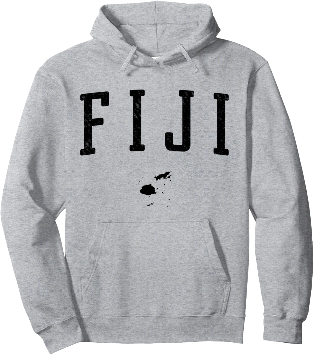 

Худи в винтажном стиле Фиджи Fiji Apparel Co, серый