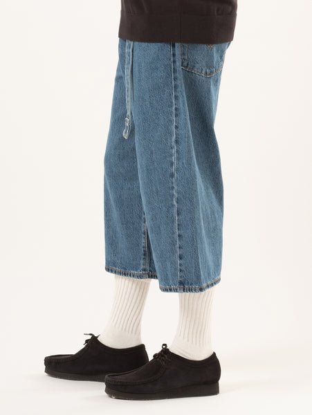 Скрученные мешковатые джинсы-капри среднего индиго цвета Levi's, Medium Indigo - Flat Finish — фото 2