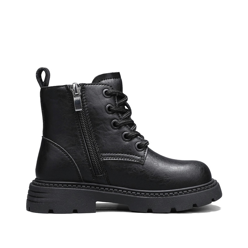 Ботинки Mid top Leather Kids' из искусственной кожи, устойчивые к скольжению и истиранию Jeep, хаки — фото 4