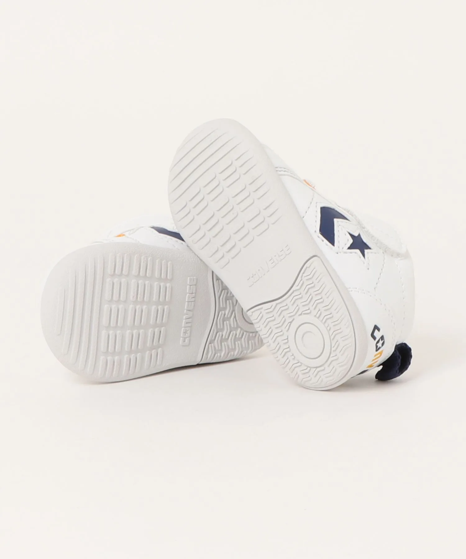 Детские кроссовки с искусственной кожей и удобной посадкой MINI INCHSTAR CONVERSE бело-синие — фото 3
