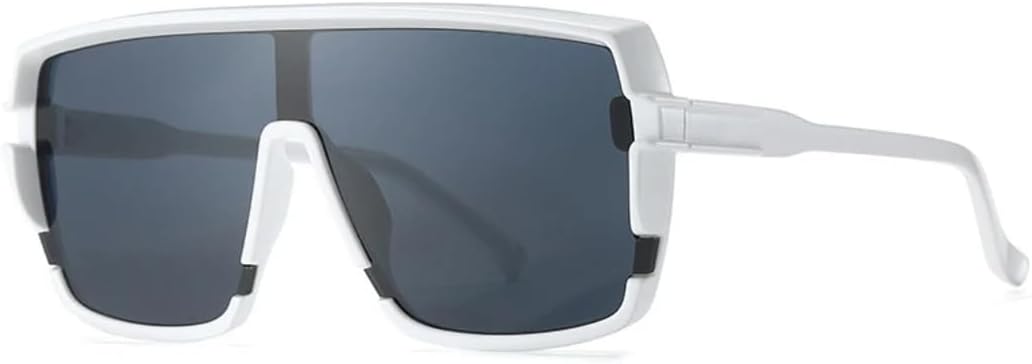 

Роскошные солнцезащитные очки для женщин и мужчин, модные солнцезащитные очки в винтажном стиле, спортивные очки, защита от солнца UV400 для активного отдыха SZVVBKK, White Black